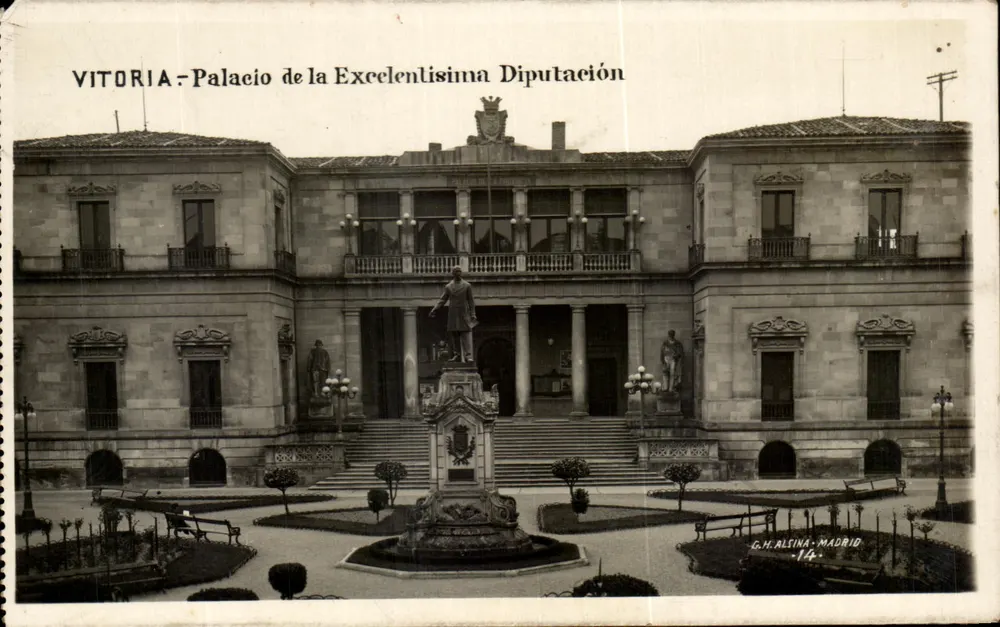 Vitoria - Paleis van de Excellentissime Diputatie — G.H. Alsinia, Madrid, n°14 - Voorkant