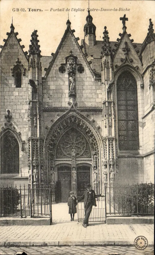 Tours — Portal der Kirche Notre-Dame-la-Riche — Verlag: Grand Batory - Vorderseite