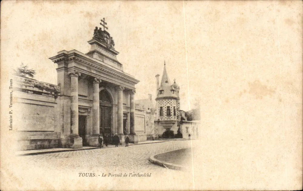 Tours - O Portal do arcebispado — Livraria P. Verneaux, Tours - Frente