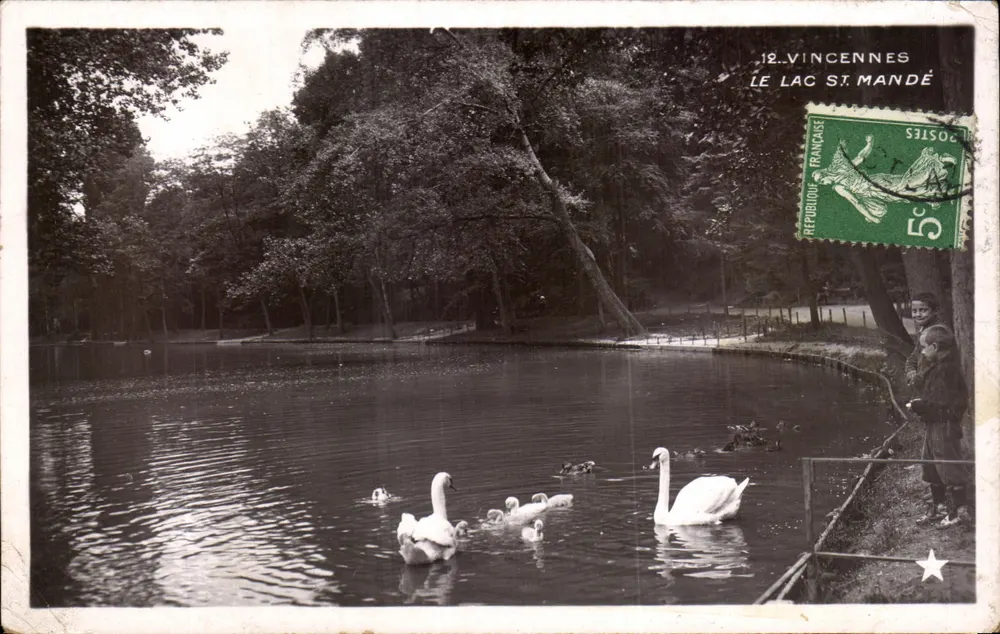 Vincennes — Lago Saint-Mandé — Editor: Postes Françaises - Frente