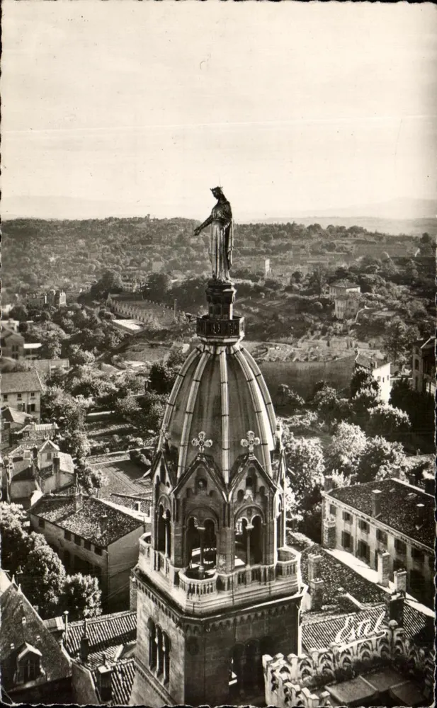 Lyons — Virgem do campanário de Fourvière — Edições de Luxo Nestel - Frente