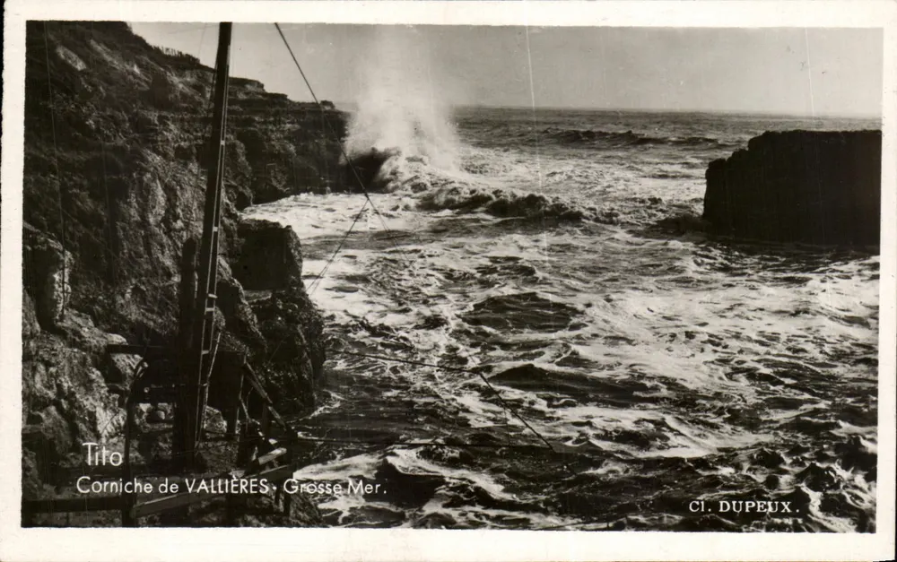 Corniche de Vallières — Grosse Mer — CI. DUPEUX - Frente