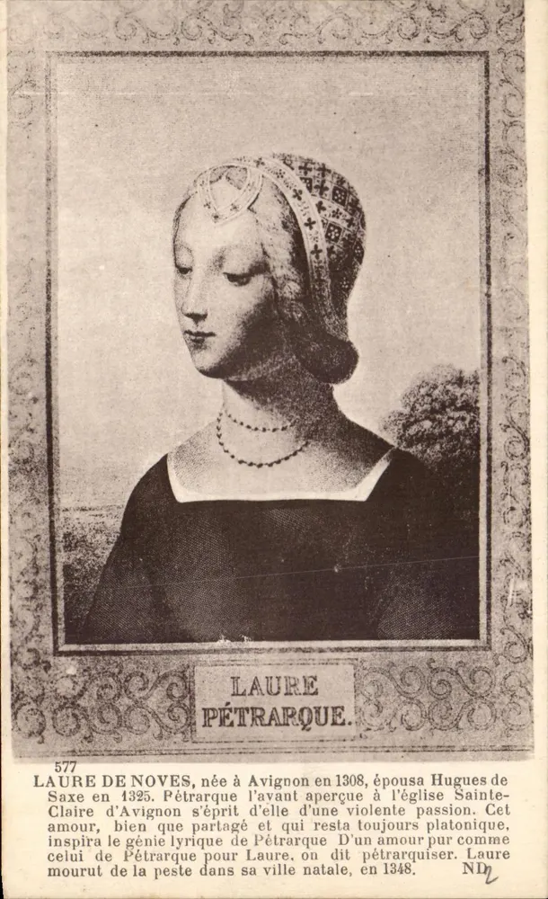 Laure de Noves — Laure Petrarch — Verlag: Levé et Neurden Défunes, Paris - Vorderseite