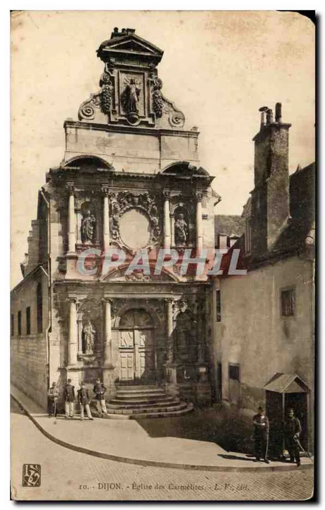Dijon — Église des Carmélites — éditeur L. F. 446 - Voorkant
