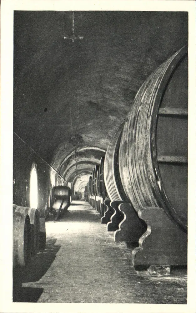 Weinreserve-Galerie — Moët & Chandon (Sézanne) — A. Breger Frères, Druck Cachan - Vorderseite
