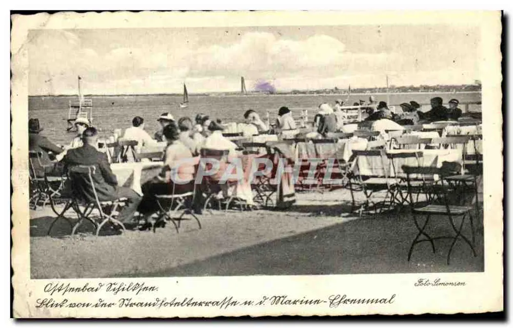 Taras kawiarni przy brzegu Morza Bałtyckiego — Haparanda, Finlandia — Foto Simonson - Awers