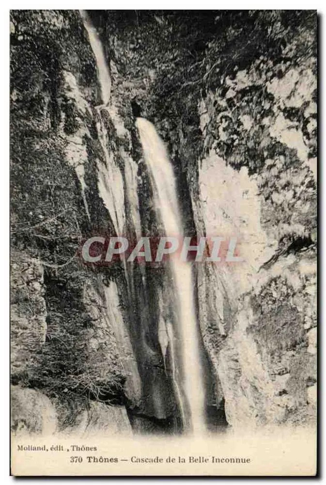 Spadzista Belle Inconnue — Thônes — Molland, wydawca, Thônes, nr 370 - Awers