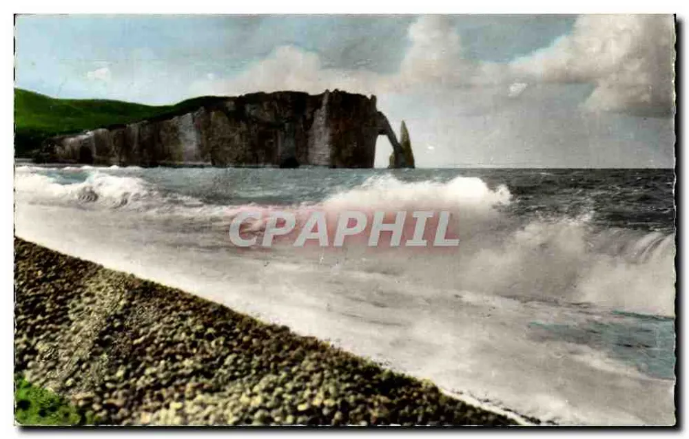 Étretat — A Praia com Maré Alta — Edição ALFA - Frente