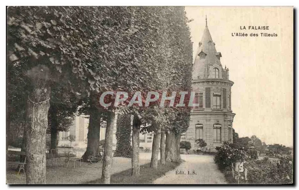 La Falaise — L'Allée des Tilleuls — Édit. L.S. - Vorderseite