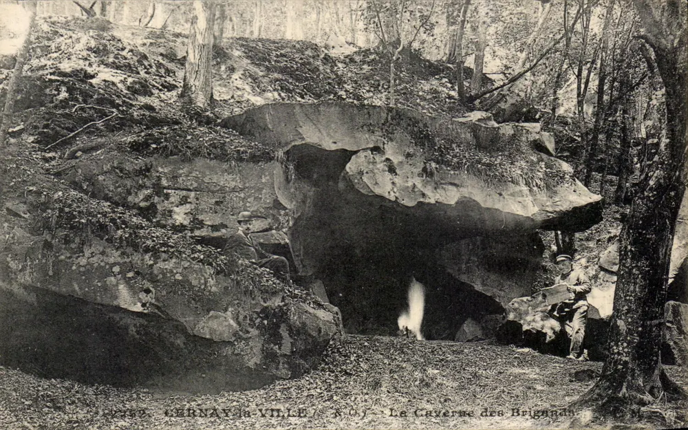 CERNAY-la-VILLE — Die Höhle der Brigandans — E. Malcuit, phot. publ., Paris - Vorderseite