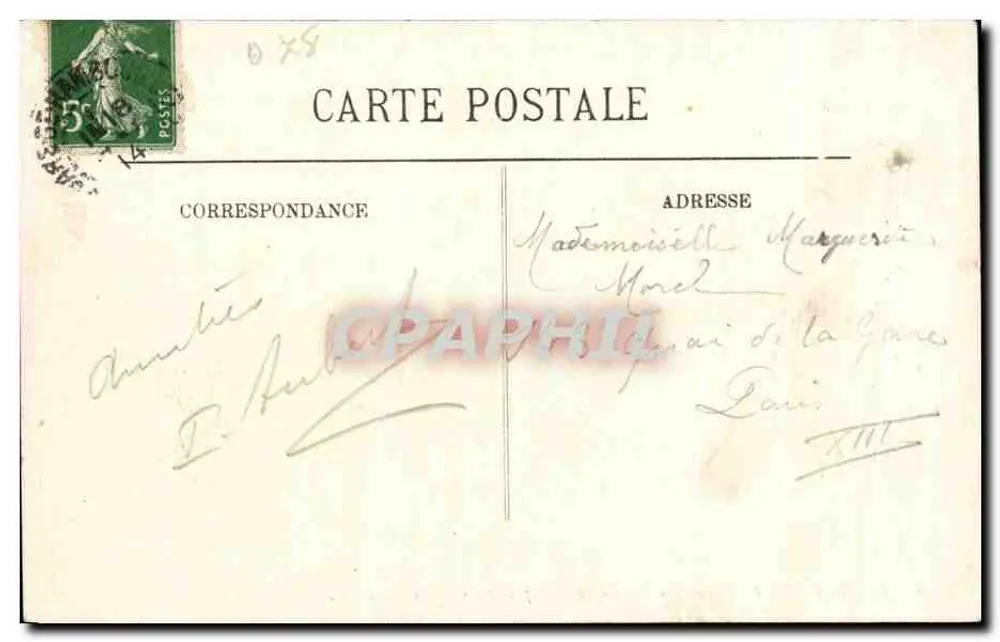 Rambouillet — Le Parc — Le Château pris des Cananx — H. L. - Rückseite