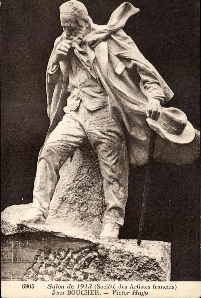 Victor Hugo — Skulptur von Jean Boucher — Salon de 1913 (Société des Artistes français) n°6905 - Vorderseite