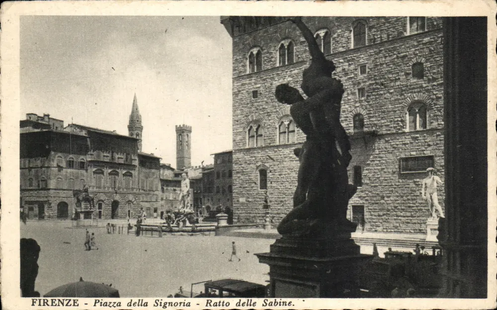 FIRENZE - Piazza della Signoria - Ratto delle Sabine - Vorderseite