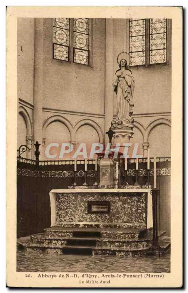 Abtei N.-D. d'Igny, Arcis-le-Ponsart (Marne) — Der Meisteraltar - Vorderseite