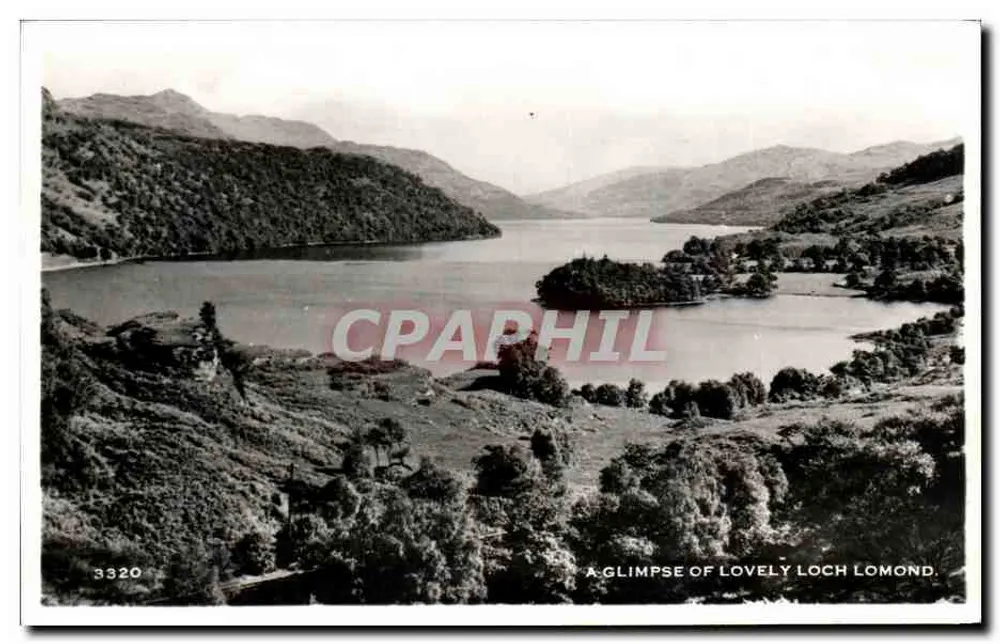 Loch Lomond — A Glimpse of Lovely Loch Lomond — J.B. White, Ltd., Dundee - Vorderseite
