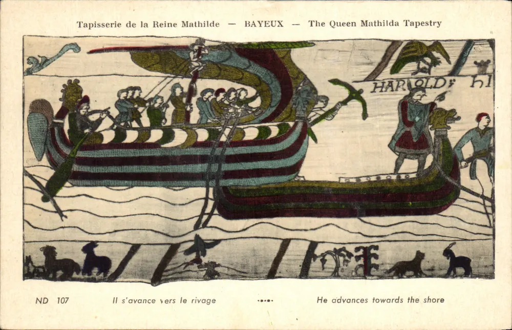 Weberei der Königin Mathilde — Bayeux — Die Weberei der Königin Mathilde - Vorderseite
