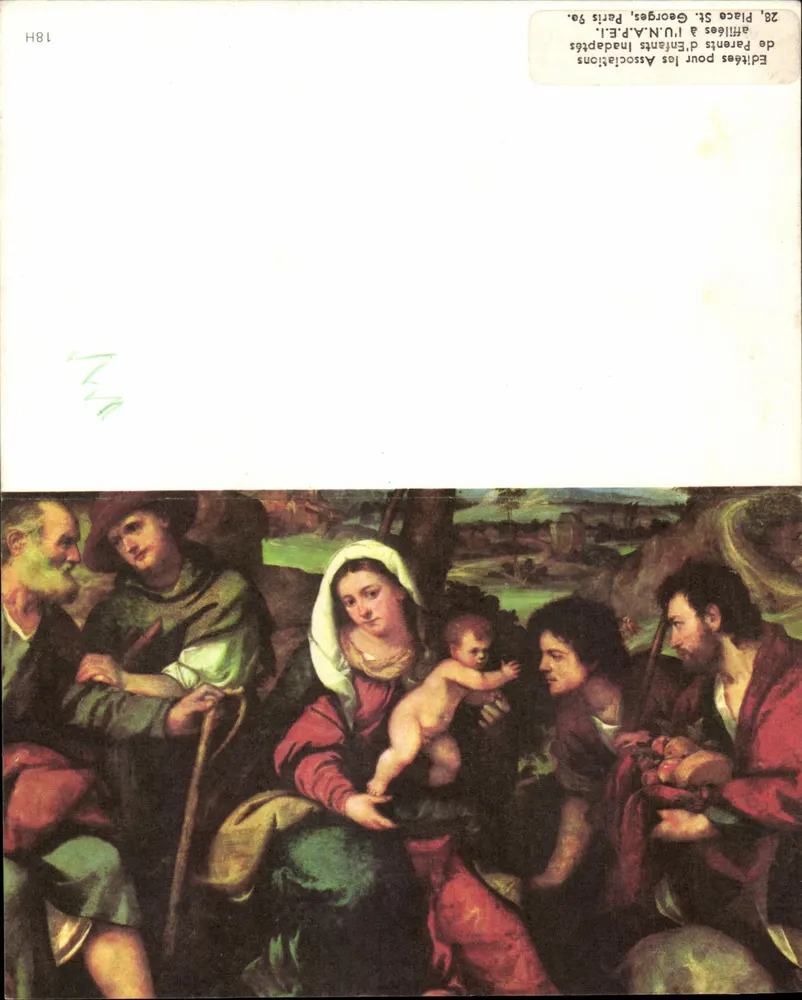 Adoration der Schäfer — von G. Palma l'Aîné — Museum des Prados, Madrid - Vorderseite
