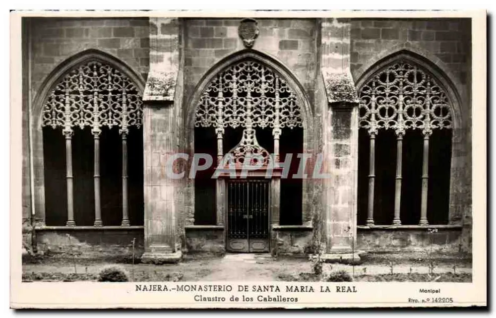 Najera - Kloster Santa María la Real - Kreuzgang der Ritter - Vorderseite