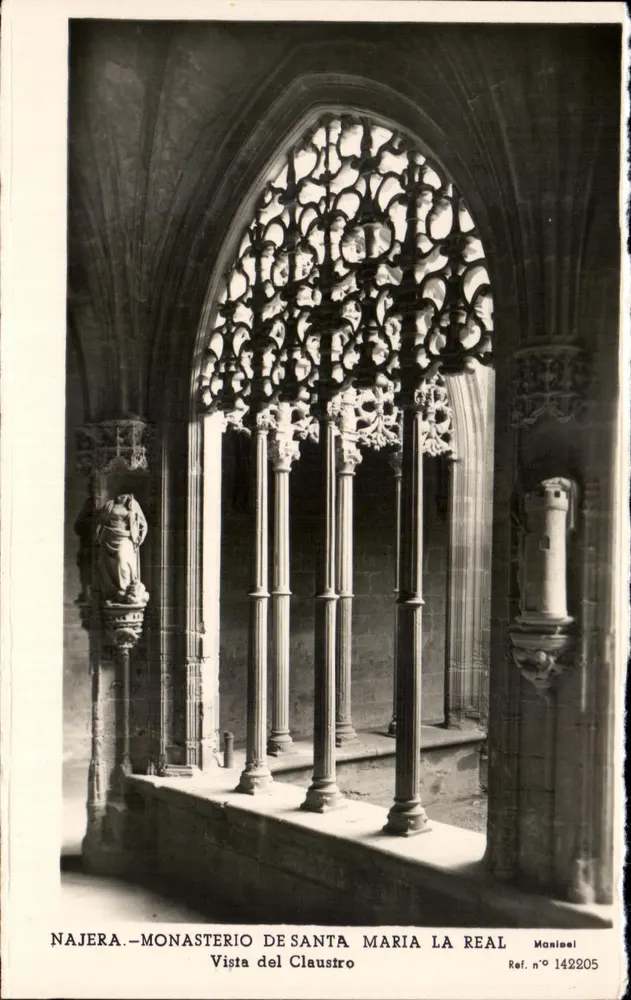 Najera — Kloster Santa Maria la Real — Blick auf den Cloister — Manisei, Ref. n° 142205 - Vorderseite