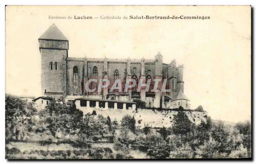 Cattedrale di San Bertrand de Comminges — Vicinanze di Luchcn — Editore: Lefort, Allice, Luchon - Recto