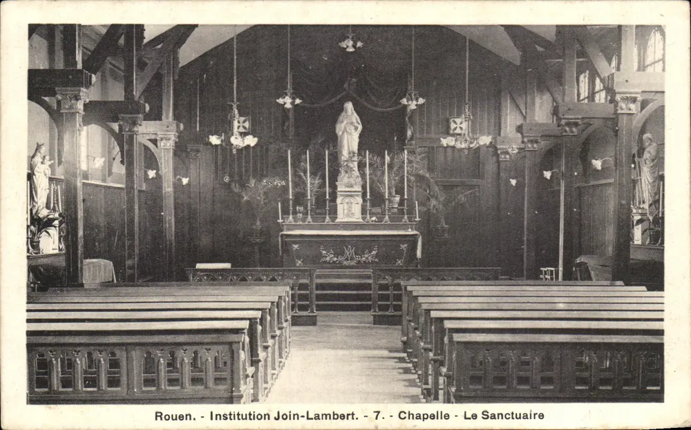 Rouen - Institution Join-Lambert - 7 - Kapelle - Das Heiligtum - Vorderseite