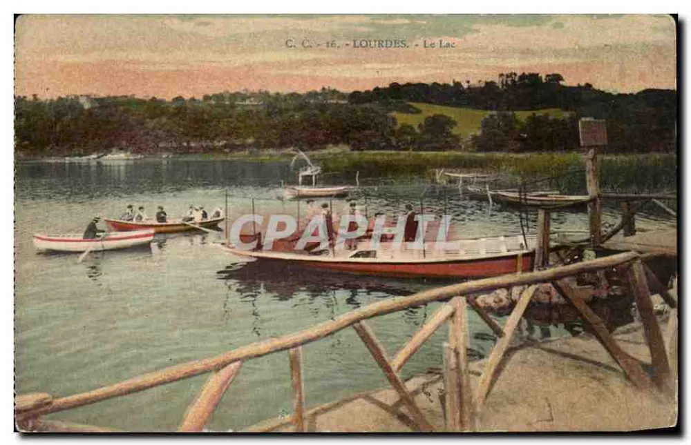 Lourdes - O Lago — C.C. 16 — editor C.C. - Frente