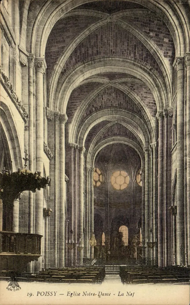 Poissy — Kirche Notre-Dame — Die Kirche - Vorderseite