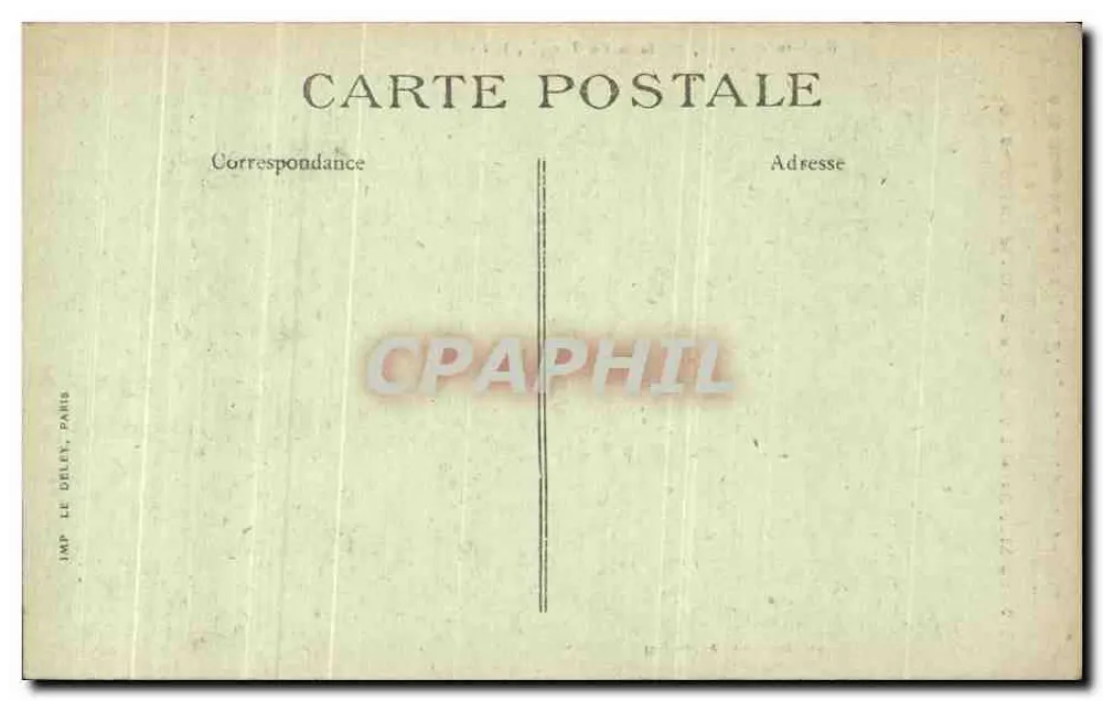 Silberne Jungfrau, platziert von Franz I. an der Ecke der Rue des Juifs — authentische Reproduktion — II. Vaudey, Verlag, 46, Faubourg du Temple, Paris - Rückseite