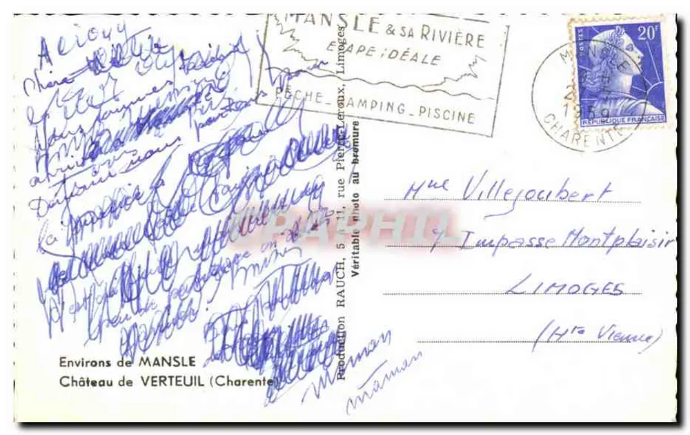 चाटो डी वर्टेयू - चारेंट - प्रोडक्शन बाउक्ल - पीछे