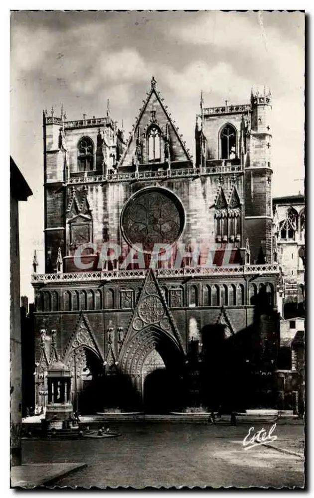 Kathedrale Saint-Jean — Lyon — Verlag Estel, Nr. 510 - Vorderseite