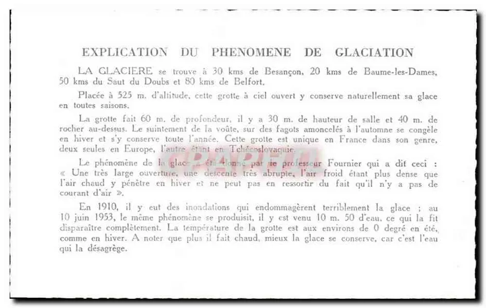 ग्लेसियर — 525 मीटर की ऊंचाई पर प्राकृतिक गुफा — एडिटर ग्राफिफिल - पीछे