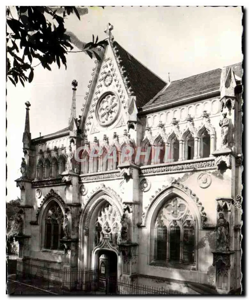 Hautecombe - Facha da Abadia — Edições TELÉ, Aix-les-Bains, n°34 - Frente
