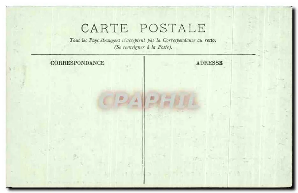 Forêt de Fontainebleau — Les Gorges de Francbard — Mme Marchand, 31 Rue Grande - Fontainebleau - Rückseite