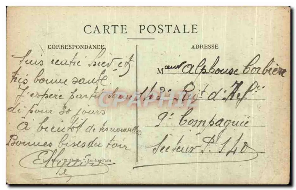 Paris — Kirche Saint-Germain-l'Auxerrois und Rathaus des 1. Arrondissements — Verlag ASNIÈRES, Nr. 62 - Rückseite