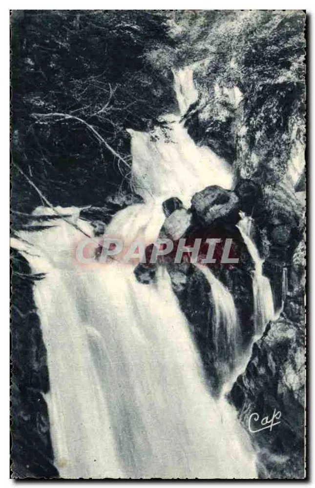 Wasserfall der Adour — Tal von Gripp — CAP - Vorderseite