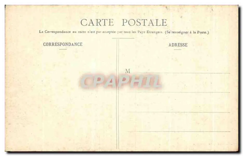 Pommiers em flor — série 337 — editor Silhouette, Paris - Verso