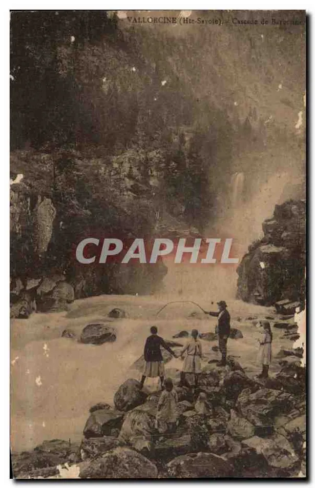 Vallorcine (Alta Saboia) — Cachoeira de Barorcine — editor Annonay (Alta Saboia) - Frente