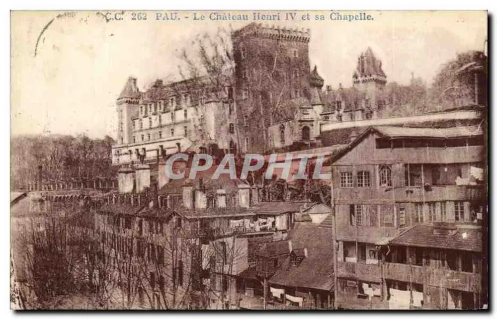 Pau - Schloss Henri IV und seine Kapelle — C.C. 262 - Vorderseite