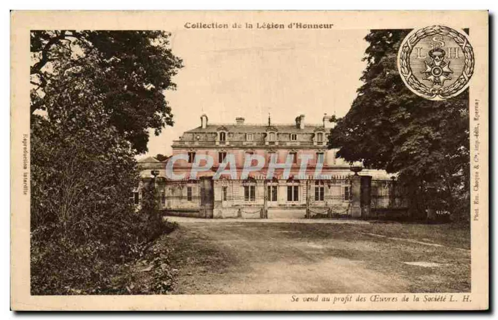 O Castelo do Val — Saint-Germain-en-Laye — Coleção da Legião de Honra - Frente
