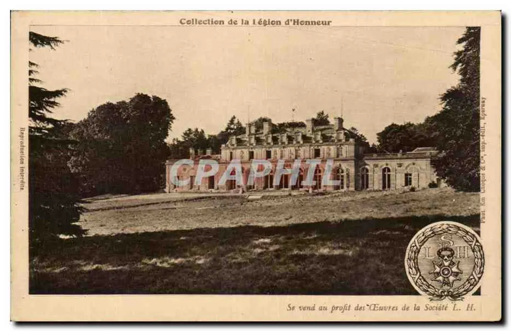 Château du Val — Saint-Germain-en-Laye — Société L.H. - Vorderseite