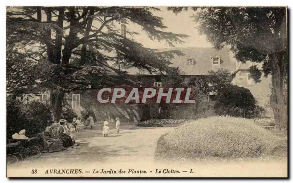 Avranches — O Jardim das Plantas — Le Clottre — n°38 - Frente