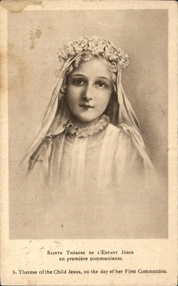 Sainte Thérèse de l'Enfant Jésus — Erste Kommunion — Unbekannter Verleger, Seriennummer nicht sichtbar - Vorderseite