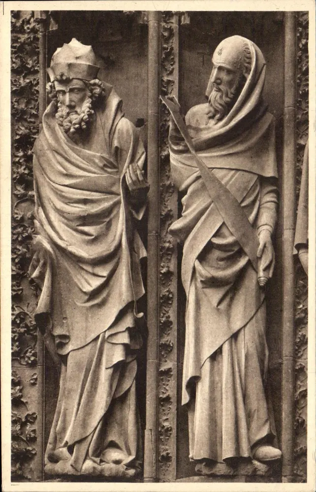 Strasbourg Cathedral — Die Propheten des Großen Portals — Revue Alacienne, n° 2, Brélie, Straßburg - Vorderseite