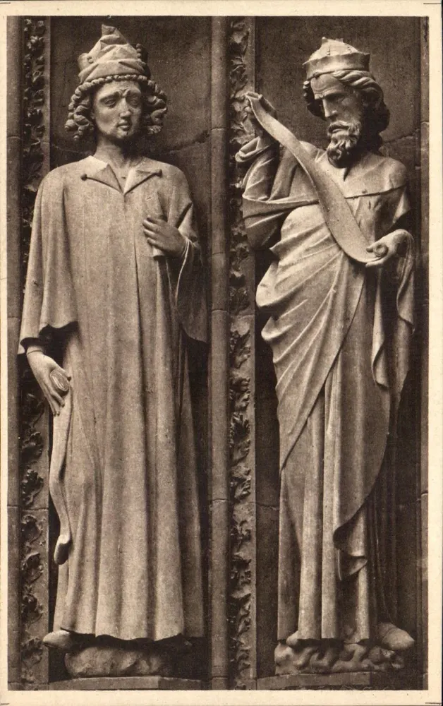 Strasbourg-Kathedrale — Die Propheten am Großen Portal — Verlag Renne Abscienne, Nr. 193 - Vorderseite