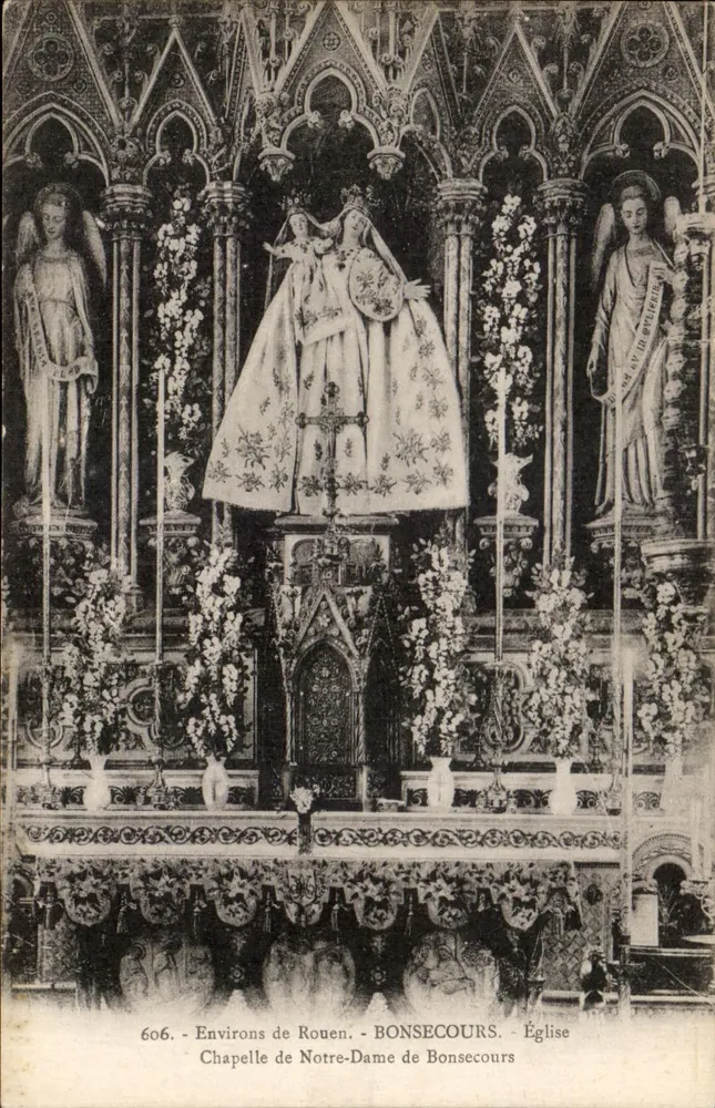 Kapelle Notre-Dame de Bonsecours — Umgebung von Rouen — Kirche - Vorderseite