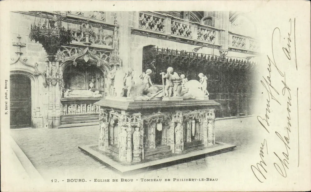 Bourg - Kirche von Brou - Grabmal von Philibert-le-Beau — D. Nural fot. Bourg, n°12 - Vorderseite