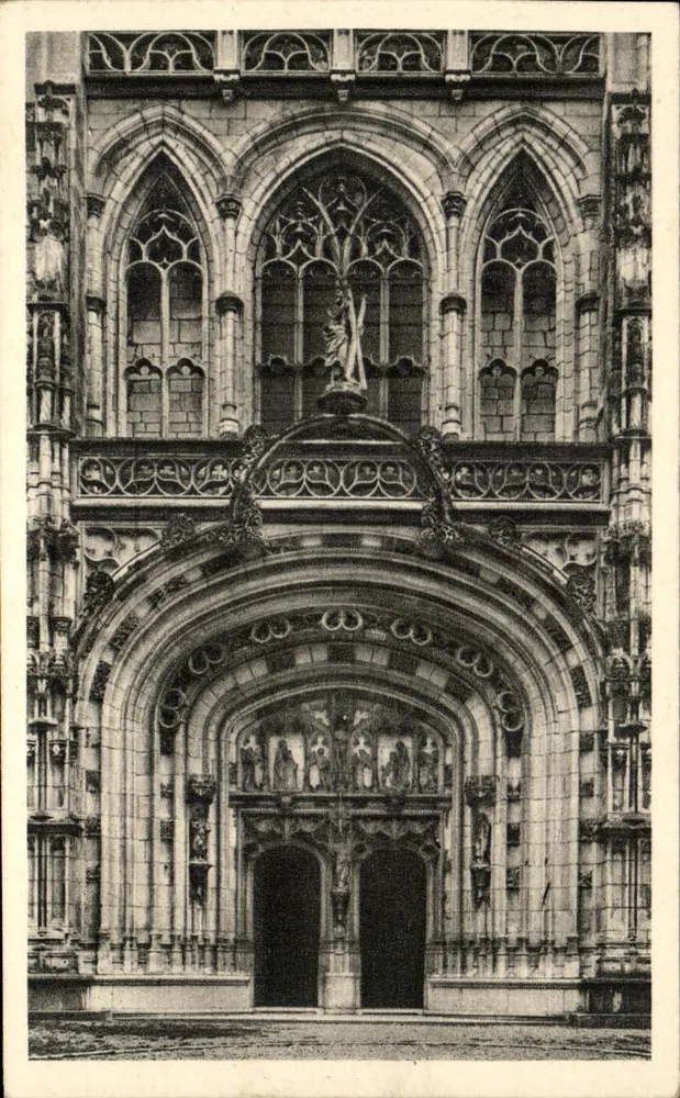 Igreja de Brou (Ain) — Portal — Serv. Comercial Monumentos Históricos, Paris - Frente