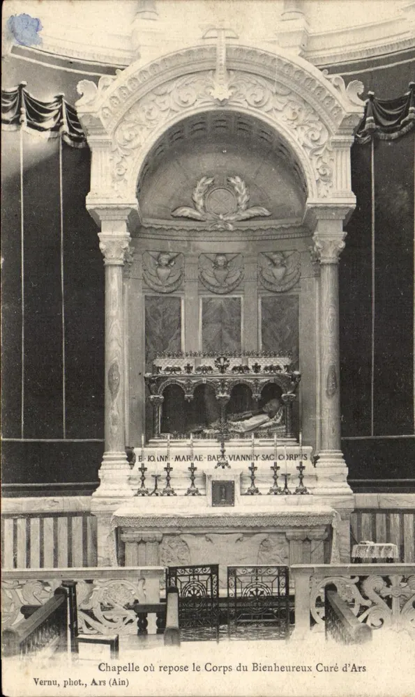 Kapelle, in der der Leichnam des Seligen Pfarrers von Ars ruht — Vernu, phot., Ars (Ain) - Vorderseite