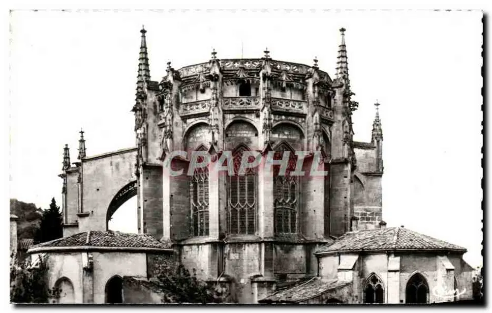 Viviers-sur-Rhône — Chevet der Kathedrale (16. Jahrhundert) — Combier Imp. Acon - Vorderseite