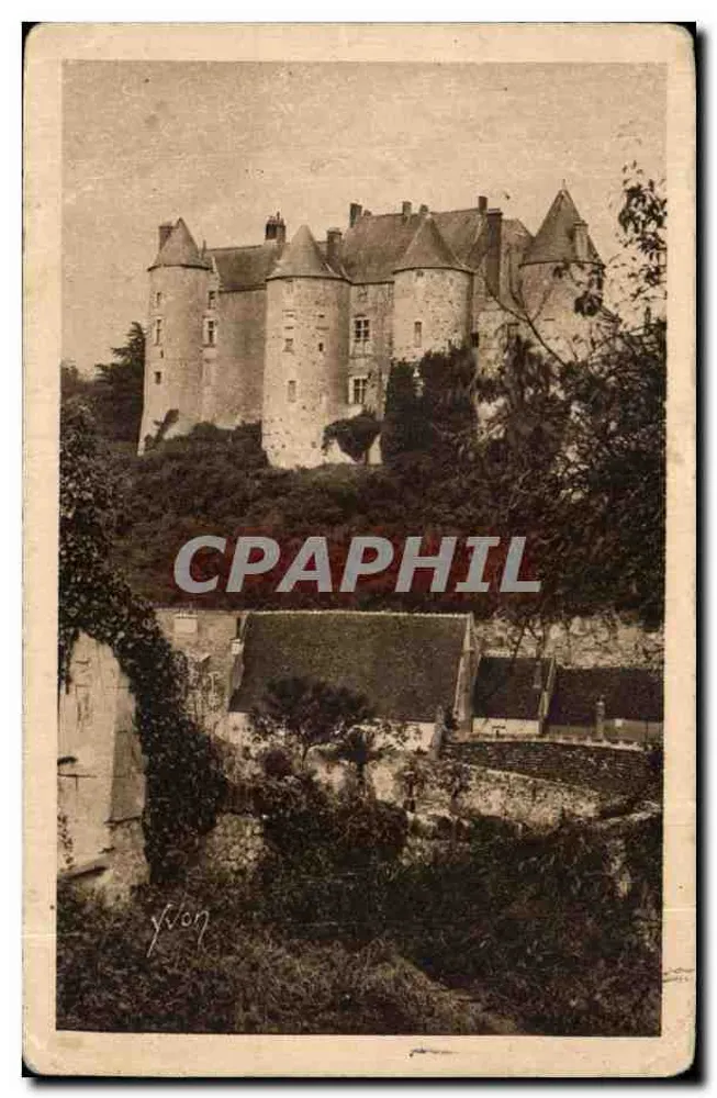 Schloss La Louvère — Panoramablick — Verlag: La Douce France, Châteaux de la Loire - Vorderseite